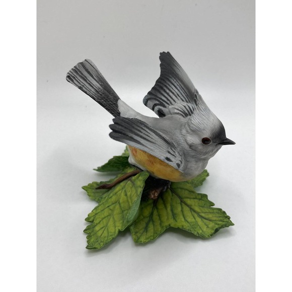Lenox Garden Bird Sculptor Collection -Tufted Titmouse pre-owned with COA - Picture 1 of 12